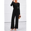 PRETTYGARDEN One Piece Jumpsuits for Women Dressy Casual Long Sleeve