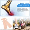 16 Pieces T Shaped Big Toe Brace - Soft Adhesive