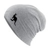 Huuraa Beanie Kangaroo Silhouette Gift Kangaroo Gift Idea, heather grey,