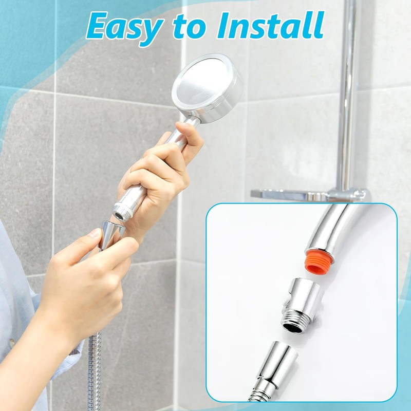 2 Pieces Shut-off Valve, Flow Limiter Shower, G1/2 Flow Limiter,