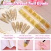 Gold Caviar Beads 0.8-2mm, Nail Chains & Metal Beads Acrylic