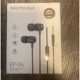 MORMOQUE EP-06 USB Earbuds in-Ear Wired EarphonesBuilt