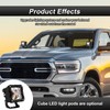 ROMELACK Hood Mount Bolt Brackets Ditch LED Light Bracket Compatible