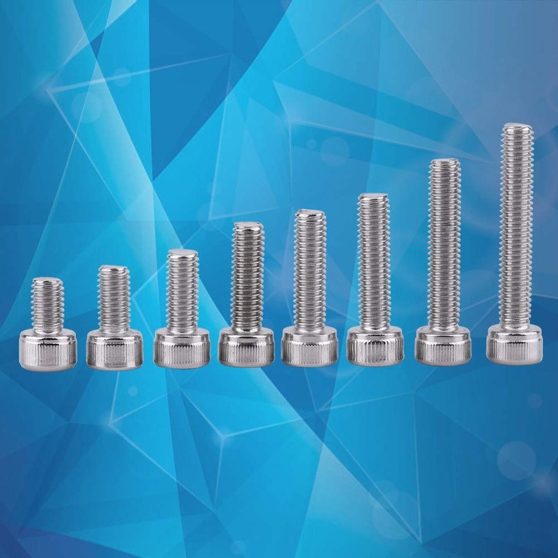 Bolts, 160pcs Stainless Steel SS304 Hex Socket M5 Screws Bolts