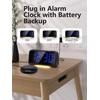 Mesqool Extra-Loud Alarm Clock with Bed Shaker for Heavy Sleepers,
