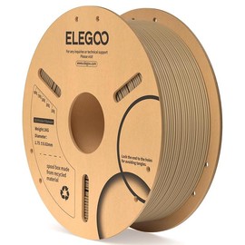 ELEGOO PLA Filament 1.75mm Brown 1KG, 3D Printer Filament Dimensional Accuracy +/- 0.02mm, 1kg Cardboard Spool(2.2lbs) 3D Printing Filament Fits Most FDM 3D Printers:_1kg Wood