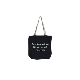 Econanos Hellobags2019 Canvas & Beach Tote Bag, 38 cm, Black (Negro)