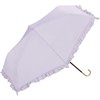 [2023] Wpc. 6181-212-002 Rain Umbrella, Feminine Ruffle Mini, Lavender, Folding