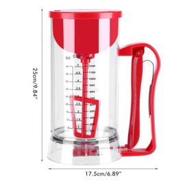 Hand Blenders for Kitchen 26 * 21 * 14 Kitchen Hand Held Electric Pancake Batter Mixer Dispenser Blender Machine Baking Tool Kitchen Appliance