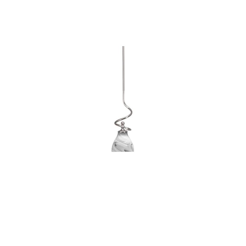 Capri 1 Light Mini Pendant in Brushed Nickel (901-BN-4769)