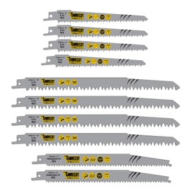 10 x SabreCut SCRSKW10A Mixed S644D S1531L S2345X Fast Wood Cutting Reciprocating Sabre Saw Blades Compatible with Bosch Dewalt Makita and many others