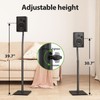 USX MOUNT Universal Speaker Stands, Height Adjustable Extend 30.0" to