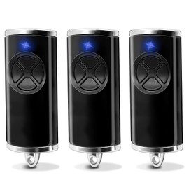 3er-Pack Ersetzen Sie die Handsender Hörmann hse4-868-bs, 868,3MHz 4 Kanal, garagentor fernbedienung für HSE2-868-BS, HSE-4-868-BS, kompatibel mit Hörmann HSM4 HSE2 HS1 HS4 HSZ1 HSZ22(Schwarz)