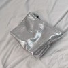 Shining Glitter Big Inner Pouch for Sparkle Makeup Silver Pouch 2ea