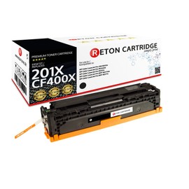Original Reton Toner Compatible with (ISO Standard 19798) Replaces CF400X 201X for HP Color Laserjet Pro 200 M252n Laserjet Pro M252dw Laserjet Pro MFP M277dw Laserjet Pro MFP M277n
