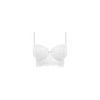 Freya Fancies Longline Plunge Bra White White 36B