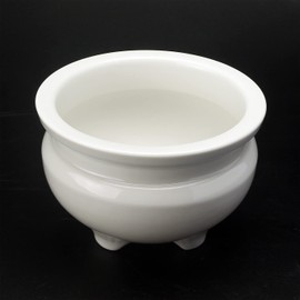 Ise - Miyachu - Incense Burner 4 inch White [With Miyachu Sticker]