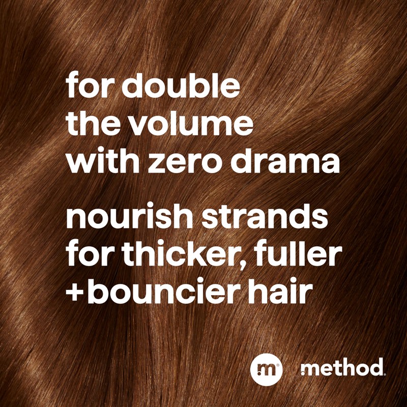 Method Volumizing Shampoo, Pure Peace with Rose, Peony, and Pink