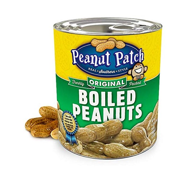 Peanut Patch Margaret Holmes Green Boiled Peanuts, (13.5oz cans)