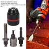 Keyless Drill Chuck, 2 to 13mm Self Tighten Hand Drill