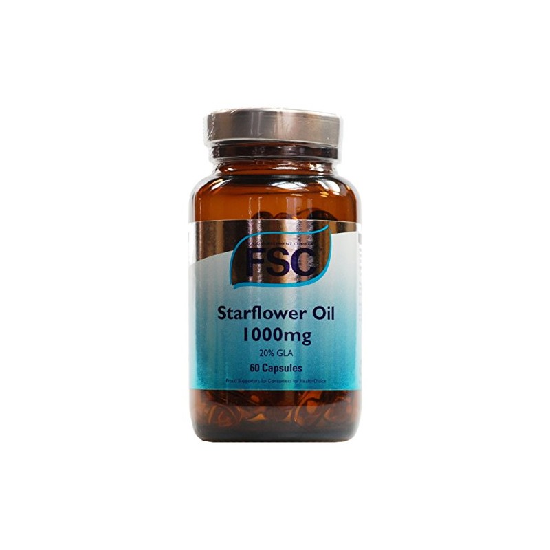FSC 1000mg Starflower Oil - Pack of 60 Capsules