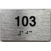 Apartment number 100 sign - Unit number 100 SIGN /