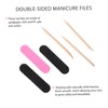 Baluue 200pcs Double-sided Manicure Files Nail Buffer Block for Nail