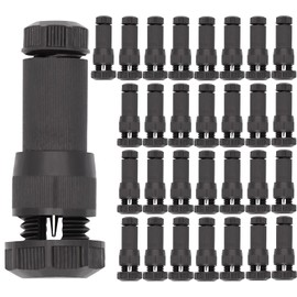 30 PCS Low Voltage Wire Connector for Landscape Lighting Outdoor 12-18 Gauge Cable Connectors