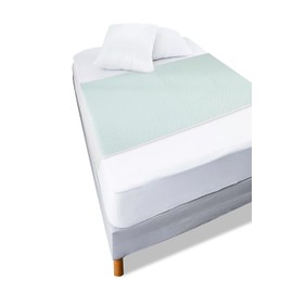 KMINA - Washable Bed Pads for Incontinence 5 Layers (x1 unit, 135x75 cm), Bed Wetting Mats Washable, Bed Mats for Incontinence Adults, Waterproof Bed Pads for Adults Washable - Made in Europe