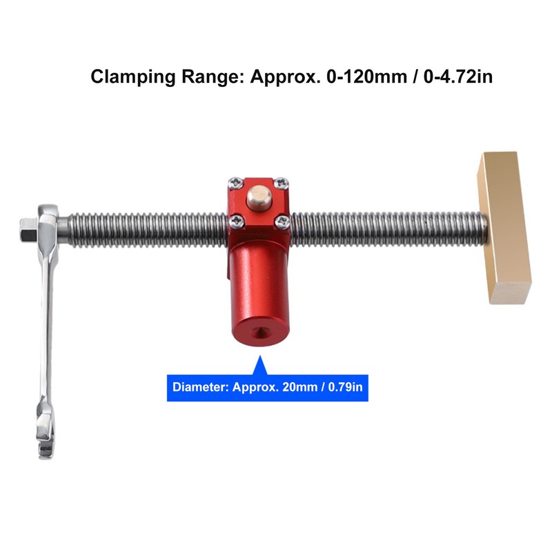 20mm Bench Dog Clamp 0‑120mm Clamping Quick Fixation Workbench Dog