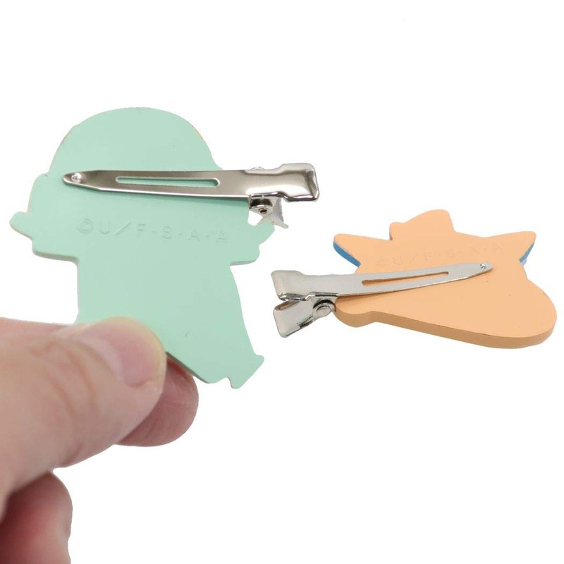 Crayon Shin-chan Hair Clip, Bangs Clip, Set of 2, Shinnosuke