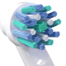 Replacement Brush Heads for Oral B- Pack of 12 Cross Generic Electric Toothbrush Heads for Oralb Braun- Crossact Toothbrushes Compatible with Most Oral-B Bases- Quality Action Bristles