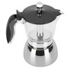 6 Cups Stainless Steel Coffee Pot Italian Octagonal Household Brewing