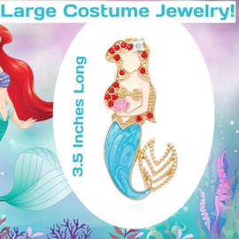 Cute Little Mermaid Silhouette Earrings for Women. Little Mermaid Accessories for Trips