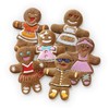 Tovolo Gingerbread Girls Templates Reverse, Dishwasher Safe, Set of 6