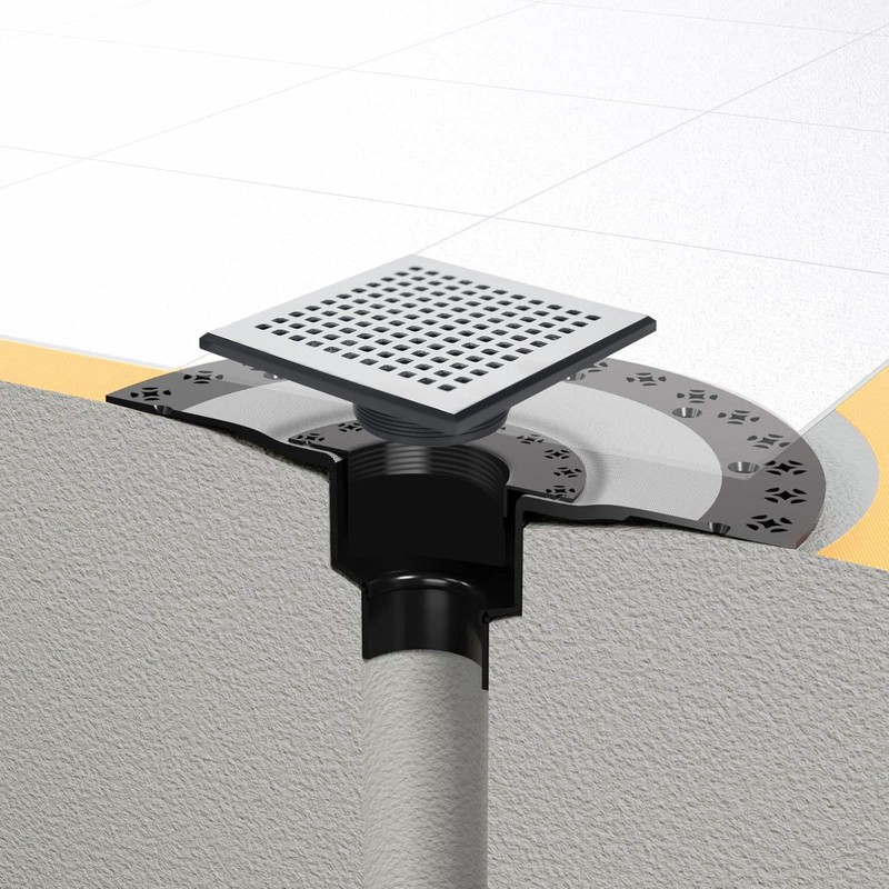 Uni-Green Shower Drain Kit 6” Compatible with Schluter Shower Pan