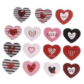 Operitacx 120pcs Heart Shaped Greeting Card Valentines Hearts Envelopes Thank Positive Anniversary Glitter Heart Stickers Card Holder Card - Email Notes Cards Door Colorful Paper