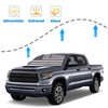 Moricere Upgrade Windshield Sun Shade with USA Flag for Toyota