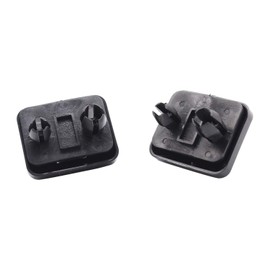 TAKPART 2x Black Sun Visor Inner Clip Hook Holder for A1 A3 A4 A5 Q3 Q5 8U0857562A 8E0857562A