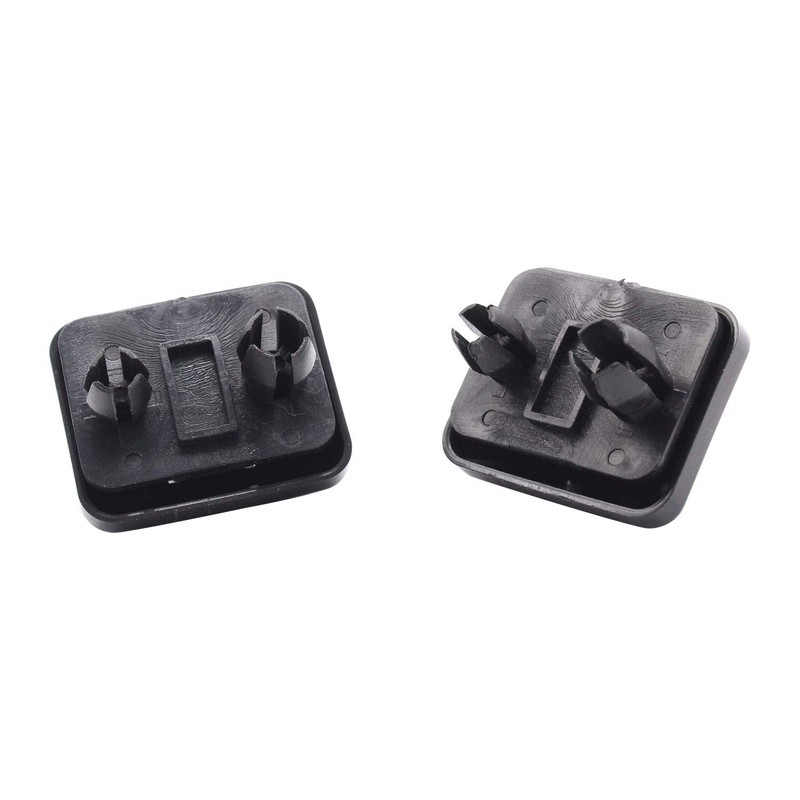 TAKPART 2x Black Sun Visor Inner Clip Hook Holder for