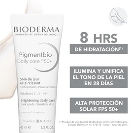 Bioderma | Crema de día antimanchas Pigmentbio 50 FPS Daily Care 1.39 onzas líquidas