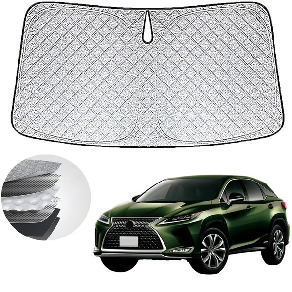 WAIROGA Lexus RX Front Sun Shade, 6-Layers, Special Design, UV