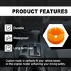 SYudwen 2 Pcs Transmission Shift Cable Repair Orange Bushing, Compatible