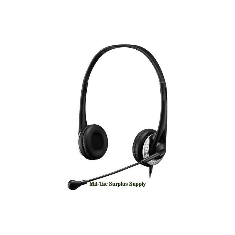 Adesso Xtream P2 USB Wired Multimedia Headset with Noise-Cancelin