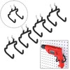 Nivithi 4 pegboard tool hooks, these heavy duty wall hooks