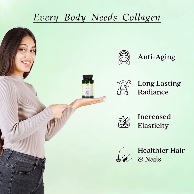 Beauty Collagen | Collagen & Hyaluronic Acid Supplement | 60