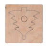 Leather Cutting Die Christmas Tree Shape Punch Cutter Craft Mould