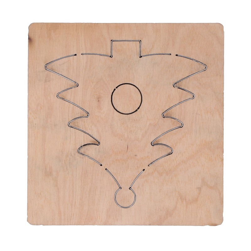 Leather Cutting Die Christmas Tree Shape Punch Cutter Craft Mould