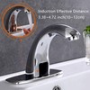 Derpras Touchless Bathroom Faucet with Automatic Sensor Function, Bathroom Sink