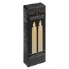 Ganz Remote Ready With Blow-Out Soft Ivory 1 x 8.5 Resin LED Taper Candles, Set of 2